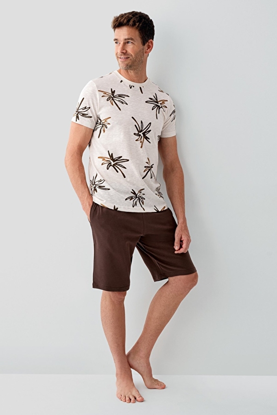 Roly Poly Erkek Pijama Takımı RP3823 S Ekru Roly Poly Erkek Pijama Takımı RP3823 S Ekru