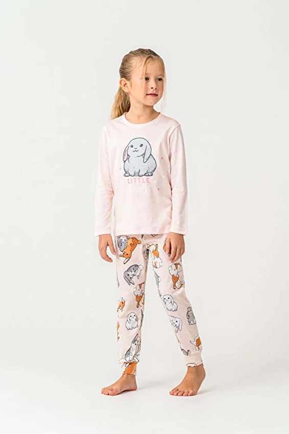 Roly Poly Kız Çocuk Pijama Takımı RP3775-2.PDR Roly Poly Kız Çocuk Pijama Takımı RP3775-2.PDR