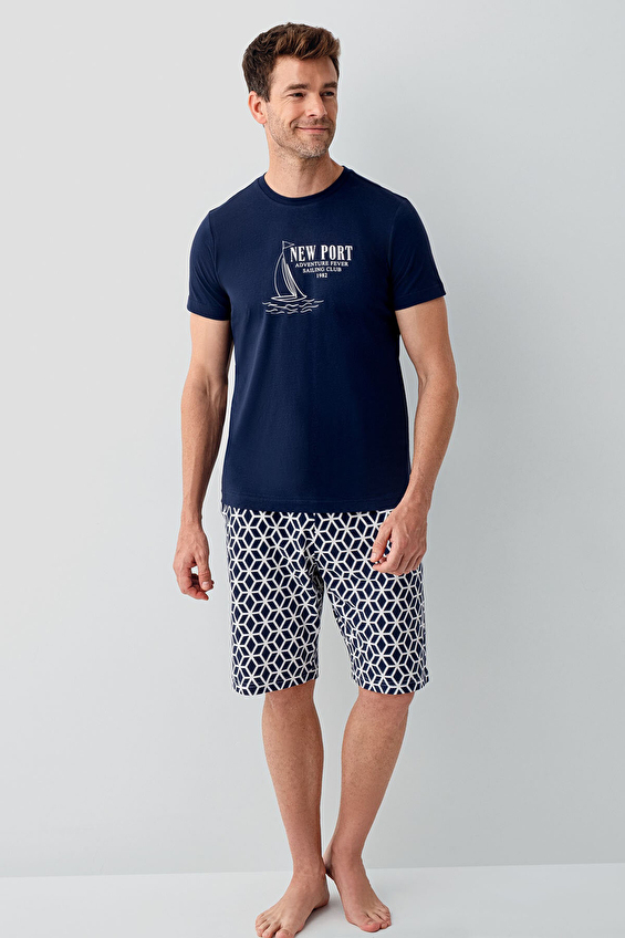 Arnetta Erkek Pijama Takımı AR3660 S LAC Lacivert Arnetta Erkek Pijama Takımı AR3660 S LAC Lacivert