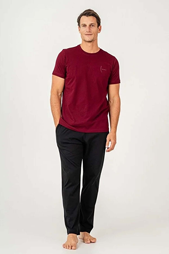 Arnetta Erkek Pijama Takımı AR3696 X BRD Bordo Arnetta Erkek Pijama Takımı AR3696 X BRD Bordo