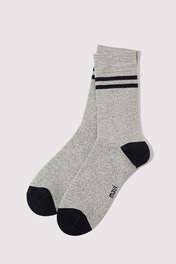 Mavi Erkek Çorap M0911131 33397 G MLNJ Gri melanj Mavi Erkek Çorap M0911131 33397 G MLNJ Gri melanj