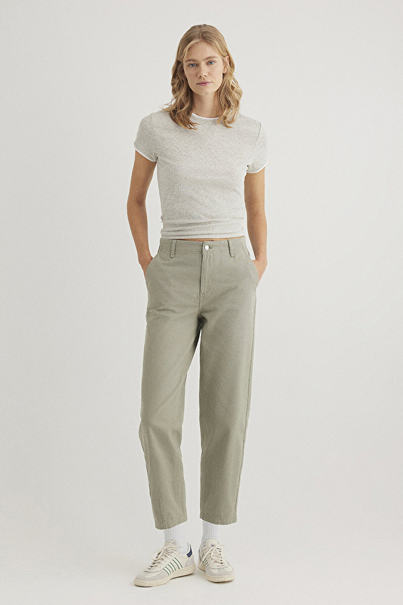 Mavi Carrot Fit Kadın Pantolon M1010649 71484 Gri Mavi Carrot Fit Kadın Pantolon M1010649 71484 Gri