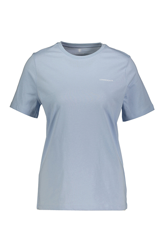 Lumberjack Regular Fit Bisiklet Yaka Kadın Tişört C NECK 11CT122 Mavi Lumberjack Regular Fit Bisiklet Yaka Kadın Tişört C NECK 11CT122 Mavi