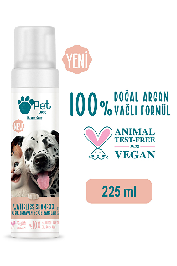 Petlove Köpük Şampuan Kurabiye & Vanilya 225ml Petlove Köpük Şampuan Kurabiye & Vanilya 225ml