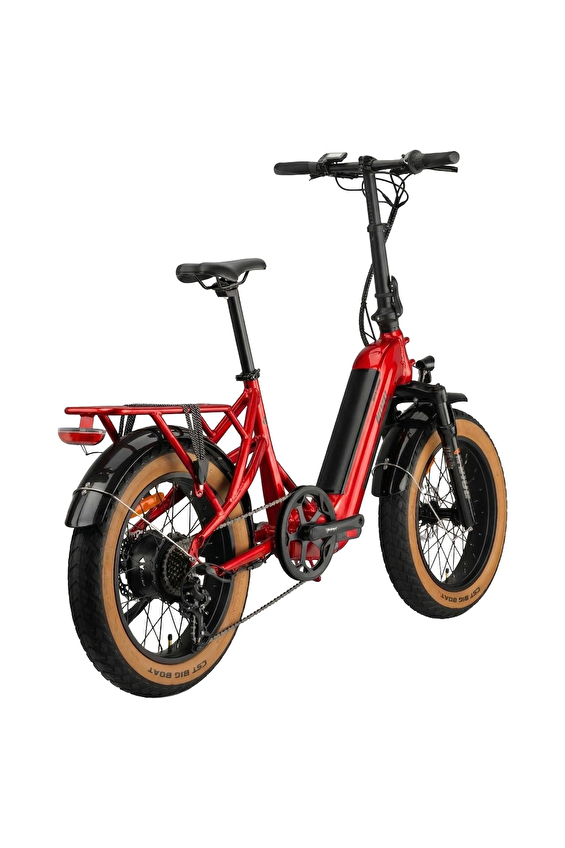 Loop Elektrikli Bisiklet COASTER - 20J - Katlanır (FAT Bike) - 7 Vites - Elektrikli - Kırmızı-Siyah Loop Elektrikli Bisiklet COASTER - 20J - Katlanır (FAT Bike) - 7 Vites - Elektrikli - Kırmızı-Siyah