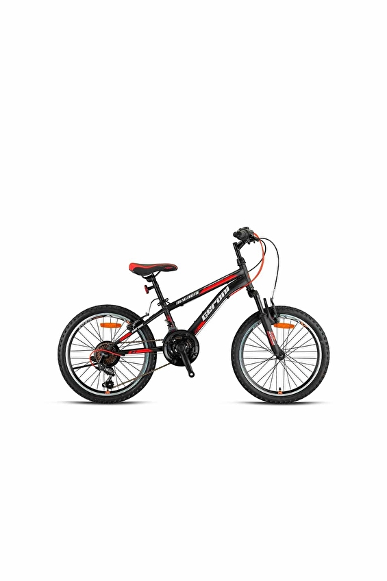 Geroni Magnum - 20J - MTB - 10' - 21 Vites - M.Disc - Mat Siyah-Kırmızı/Gri