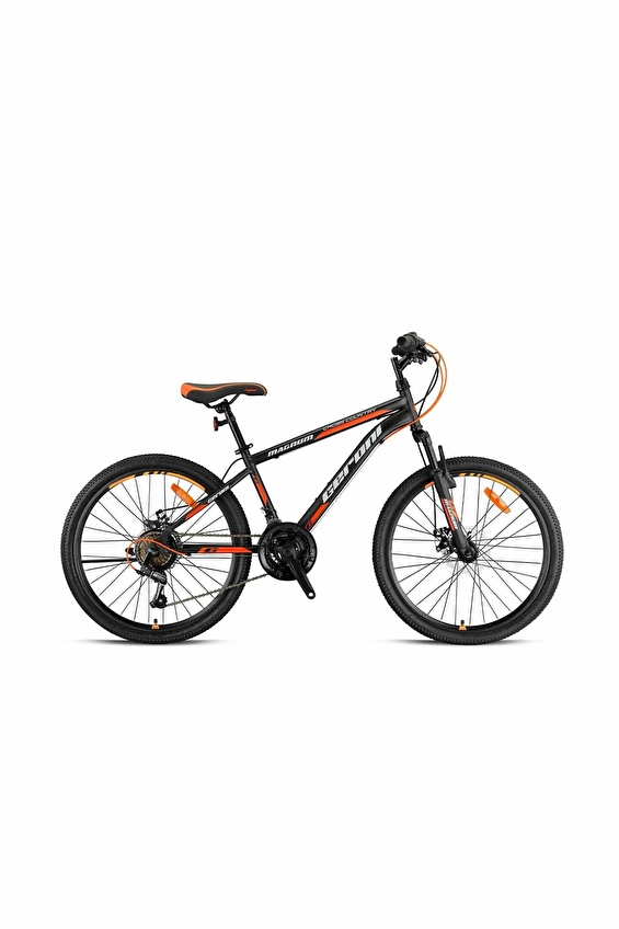 Geroni Magnum - 27.5" - MTB - 15' - 21 Vites - M.Disc - Mat Siyah-Neon Turuncu/Gri