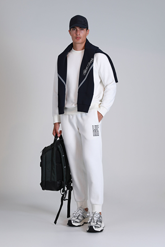 Lufian Erkek Dıego Sweatshirt 112030130 Krem Lufian Erkek Dıego Sweatshirt 112030130 Krem