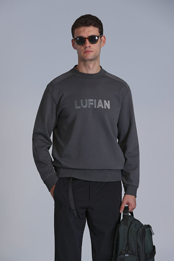 Lufian Erkek Luther Sweatshirt 112030145 Haki Lufian Erkek Luther Sweatshirt 112030145 Haki