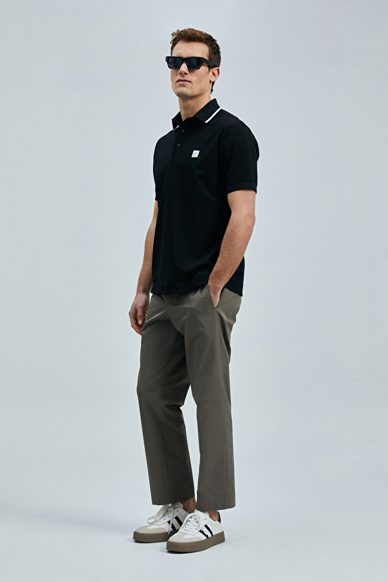 Lufian Slim Fit Polo Yaka Erkek Echo Tişört 111040211 Siyah Lufian Slim Fit Polo Yaka Erkek Echo Tişört 111040211 Siyah