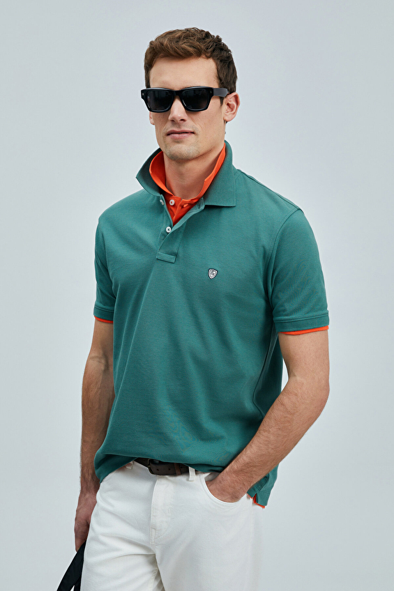 Lufian Erkek Laon Tişört 111040206 Yeşil/mavi Lufian Erkek Laon Tişört 111040206 Yeşil/mavi