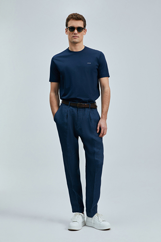 Lufian Bisiklet Yaka Comfort Fit Erkek Bran Tişört 111020262 Lacivert Lufian Bisiklet Yaka Comfort Fit Erkek Bran Tişört 111020262 Lacivert