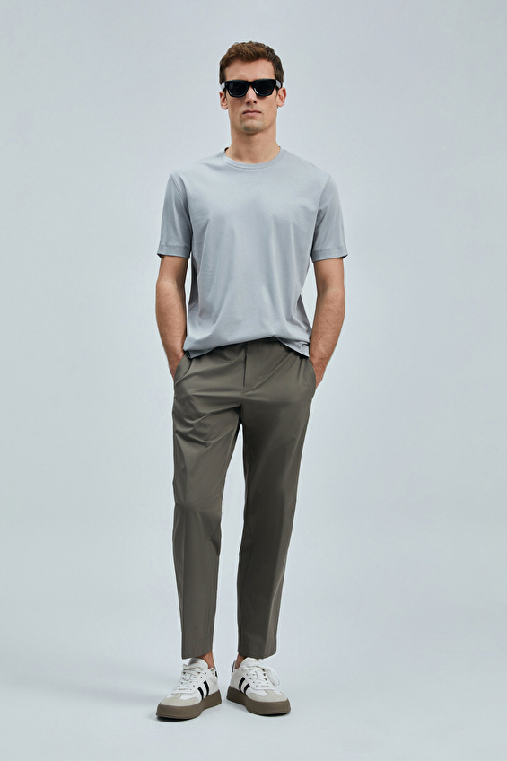 Lufian Bisiklet Yaka Comfort Fit Erkek Bran Tişört 111020262 Gri Lufian Bisiklet Yaka Comfort Fit Erkek Bran Tişört 111020262 Gri