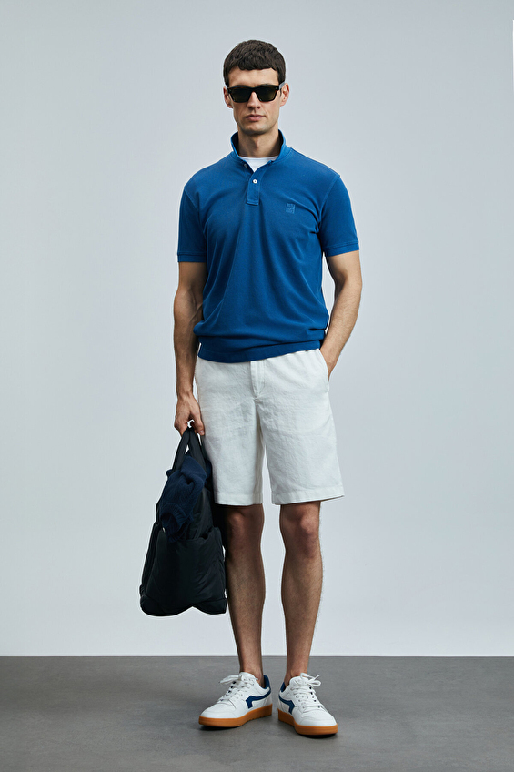 Lufian Slim Fit Polo Yaka Erkek Vernon Tişört 111040205 Açık lacivert Lufian Slim Fit Polo Yaka Erkek Vernon Tişört 111040205 Açık lacivert