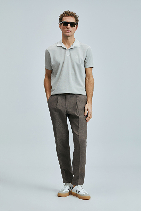 Lufian Slim Fit Polo Yaka Erkek Vernon Tişört 111040205 Bej Lufian Slim Fit Polo Yaka Erkek Vernon Tişört 111040205 Bej