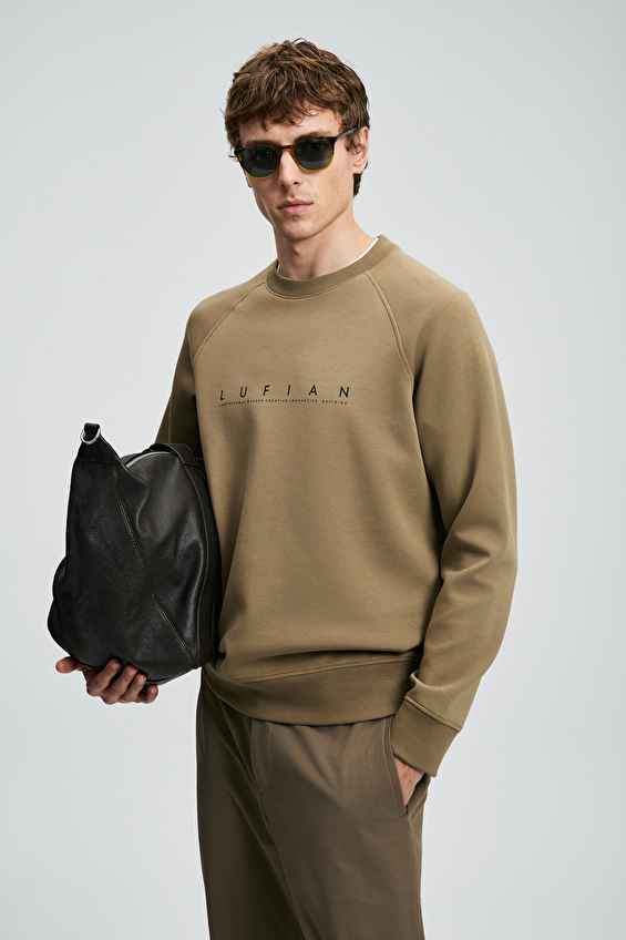 Lufian Erkek Cooper Sweatshirt 112030177 Kum Lufian Erkek Cooper Sweatshirt 112030177 Kum