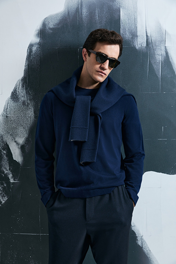 Lufian Erkek Dean Kazak 112090148 Lacivert Lufian Erkek Dean Kazak 112090148 Lacivert