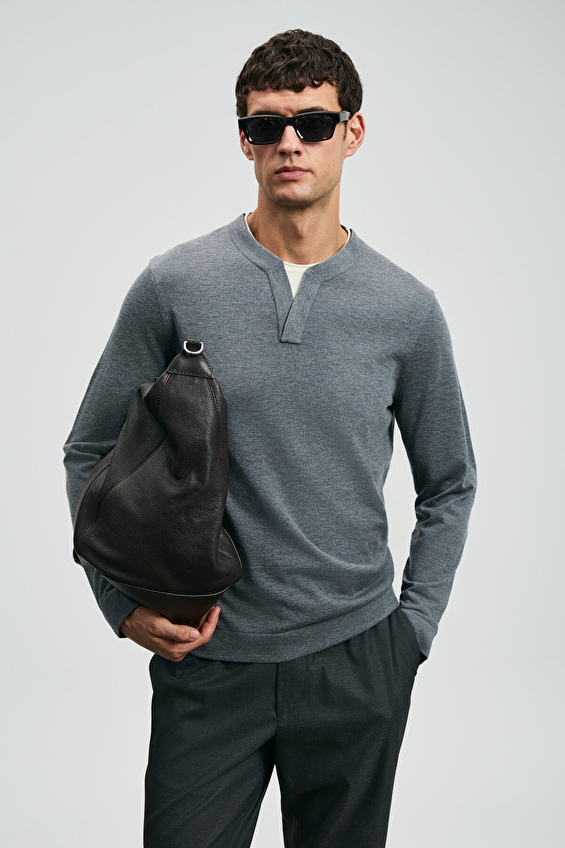 Lufian Erkek Zen Kazak 112090163 Koyu gri Lufian Erkek Zen Kazak 112090163 Koyu gri