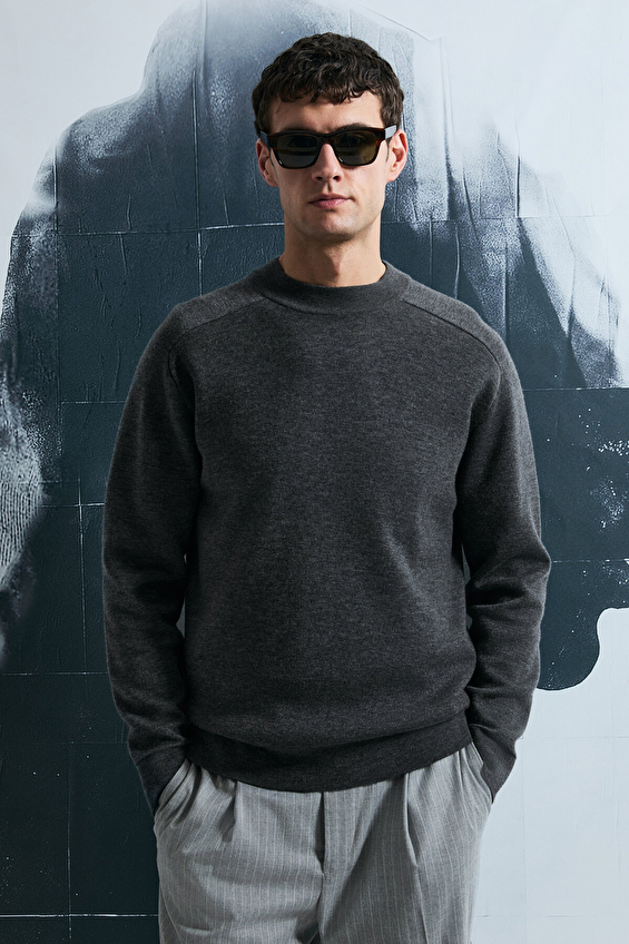 Lufian Erkek Herman Kazak 112090159 Koyu gri Lufian Erkek Herman Kazak 112090159 Koyu gri