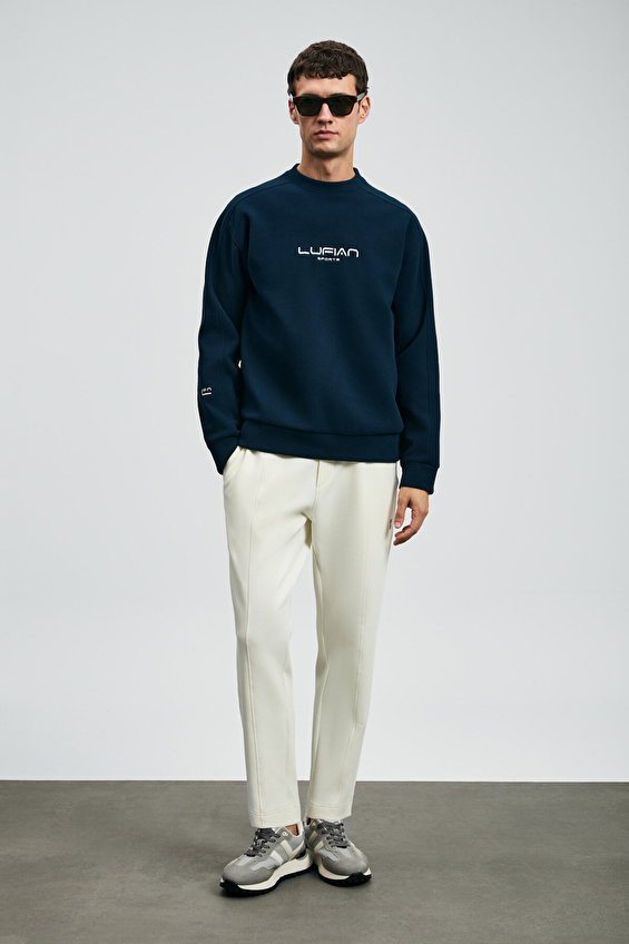 Lufian Erkek Dark Sweatshirt 112030182 Lacivert Lufian Erkek Dark Sweatshirt 112030182 Lacivert