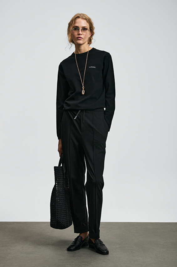 Lufian Kadın Pantolon 122190032 Siyah Lufian Kadın Pantolon 122190032 Siyah