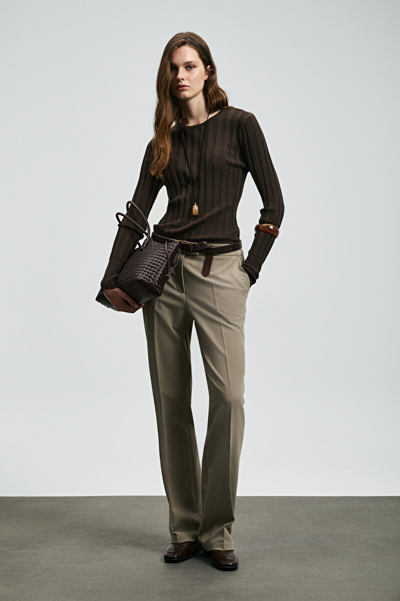 Lufian Kadın Kazak 122090034 Kahverengi Lufian Kadın Kazak 122090034 Kahverengi