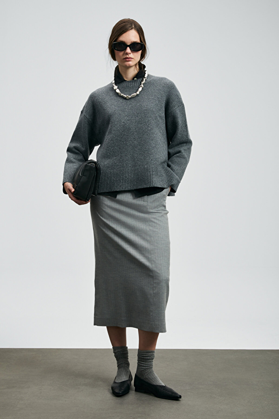 Lufian Kadın Kazak 122090035 Antrasit Lufian Kadın Kazak 122090035 Antrasit