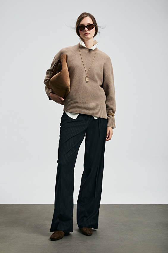 Lufian Kadın Kazak 122090035 Vizon Lufian Kadın Kazak 122090035 Vizon