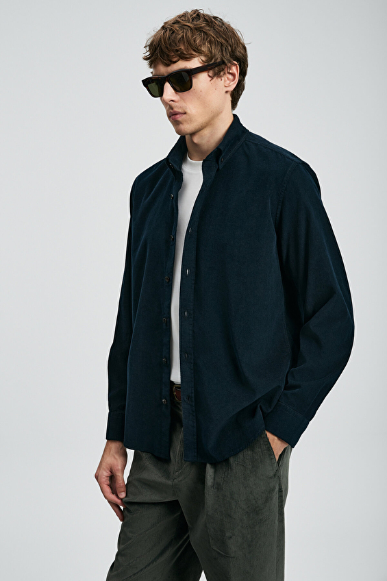 Lufian Erkek Drew Gömlek 112010682 Lacivert Lufian Erkek Drew Gömlek 112010682 Lacivert