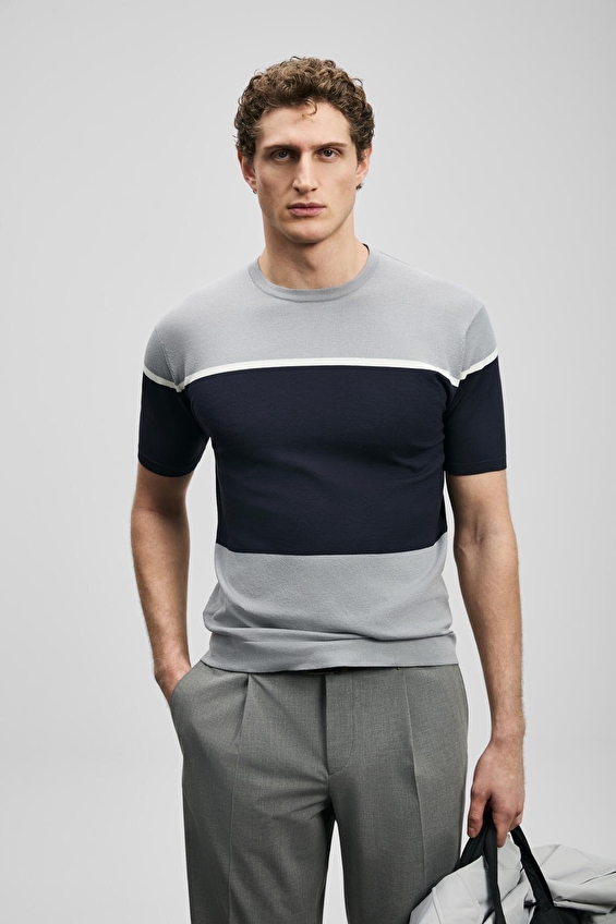 Lufian Erkek Enzo Kazak 111090148 Açık gri Lufian Erkek Enzo Kazak 111090148 Açık gri