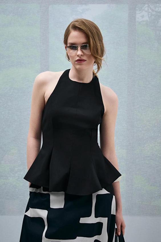 Lufian Kadın Bluz 121280012 Siyah Lufian Kadın Bluz 121280012 Siyah