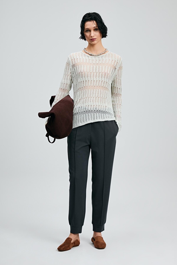 Lufian Kadın Pantolon 121190036 Kahverengi Lufian Kadın Pantolon 121190036 Kahverengi