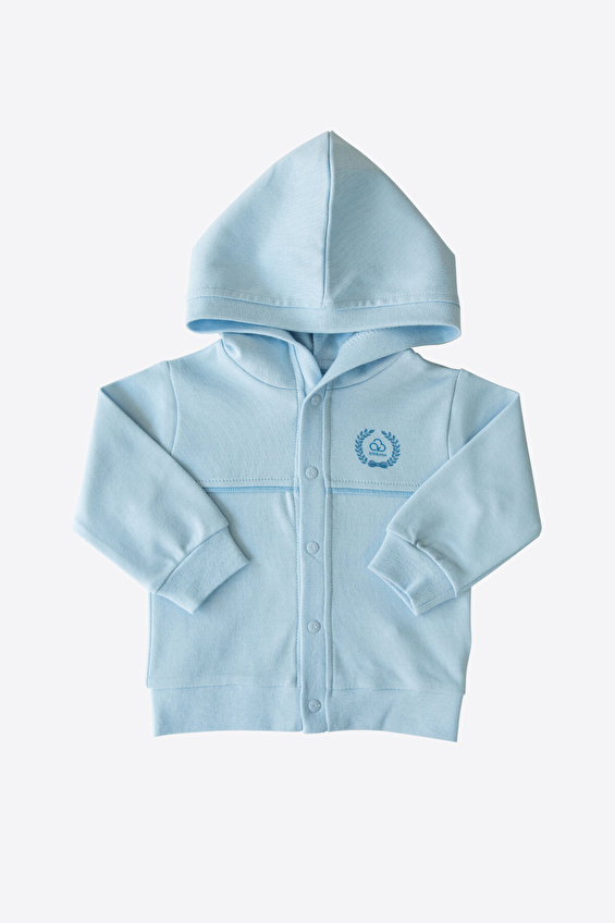 Kitikate Bebek Organik Hırka S26029 Mavi Kitikate Bebek Organik Hırka S26029 Mavi