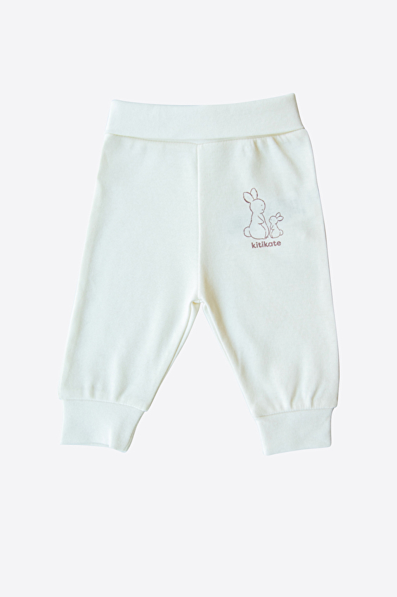 Kitikate Bebek Organik New Basic Patiksiz Pantolon S44870 Ekru Kitikate Bebek Organik New Basic Patiksiz Pantolon S44870 Ekru