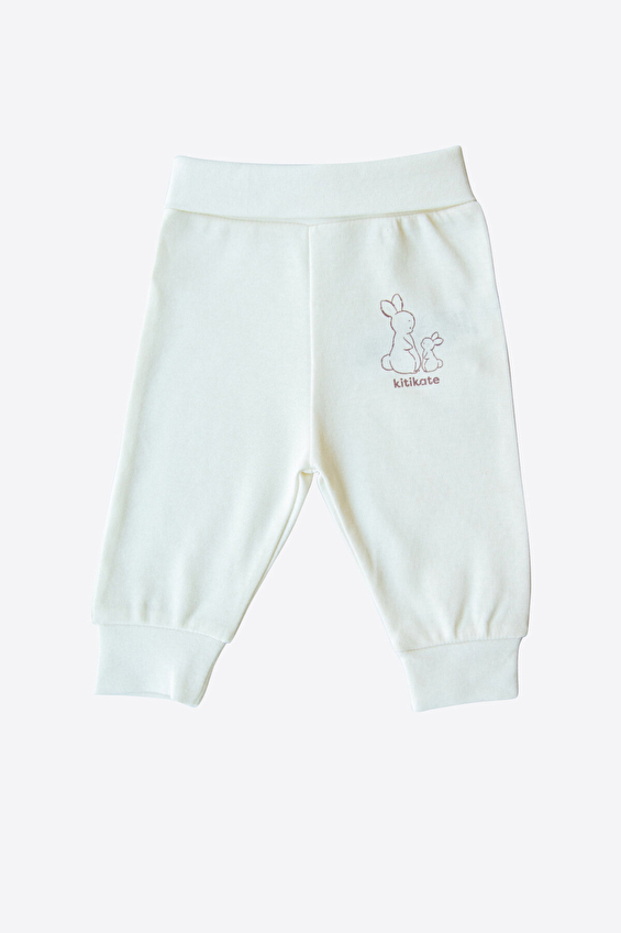 Kitikate Bebek Organik New Basic Patiksiz Pantolon S44870 Ekru Kitikate Bebek Organik New Basic Patiksiz Pantolon S44870 Ekru