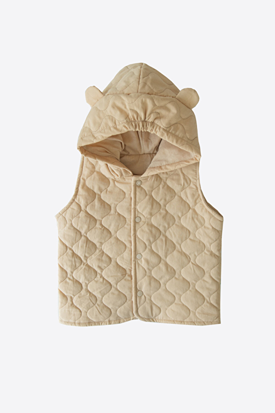 Kitikate Bebek Denıs Kapitone Yelek S51335 Bej Kitikate Bebek Denıs Kapitone Yelek S51335 Bej