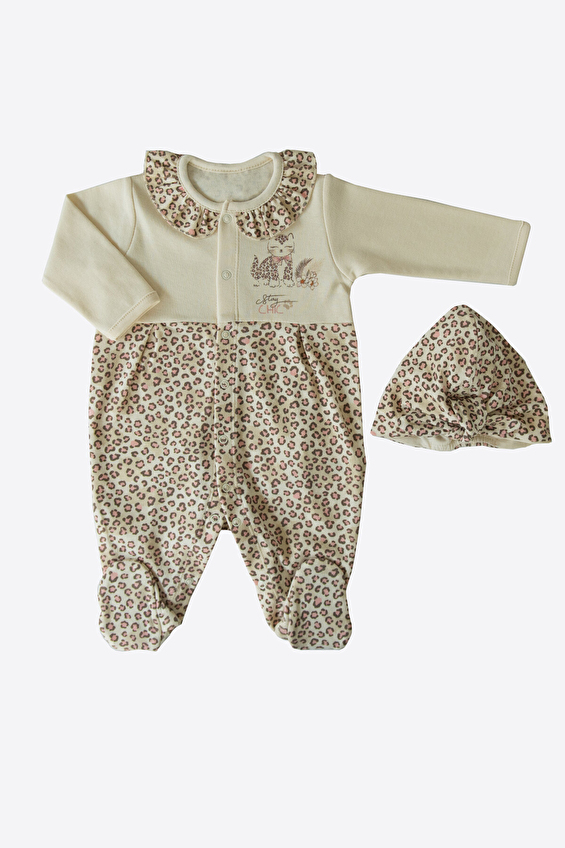 Kitikate Bebek Organik Tulum S54572 Krem Kitikate Bebek Organik Tulum S54572 Krem