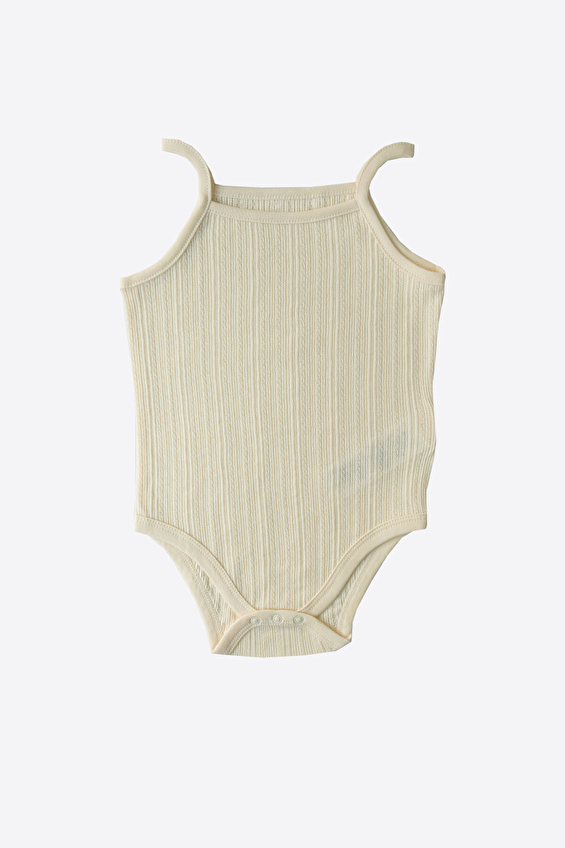 Kitikate Bebek Organik Body S57665 Krem Kitikate Bebek Organik Body S57665 Krem