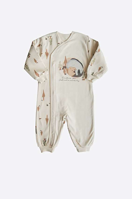 Kitikate Bebek Organik Mama'S Hug Uyku Tulumu S60346 Bej Kitikate Bebek Organik Mama'S Hug Uyku Tulumu S60346 Bej