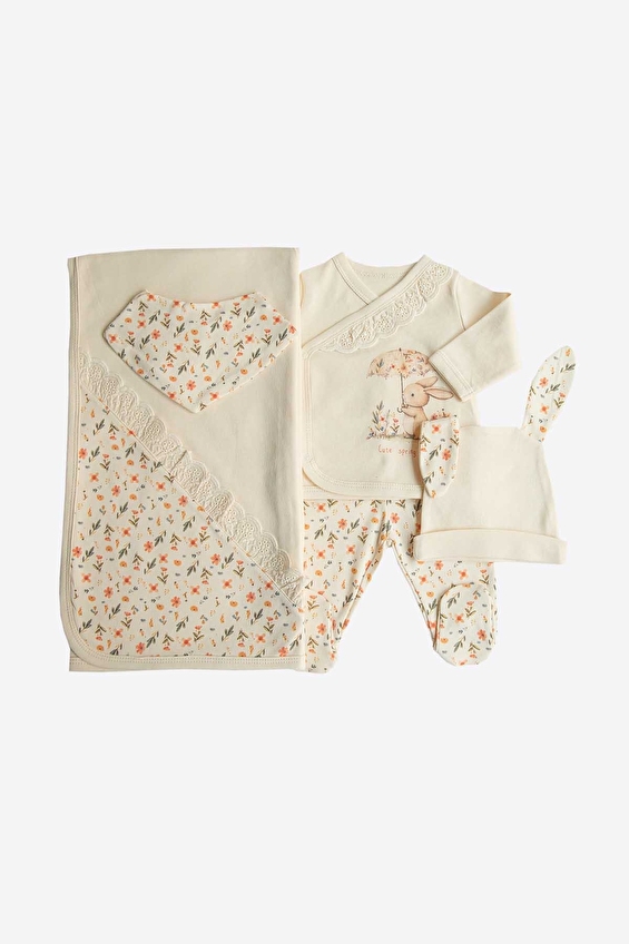 Kitikate Bebek Set 5li S60513 Krem Kitikate Bebek Set 5li S60513 Krem