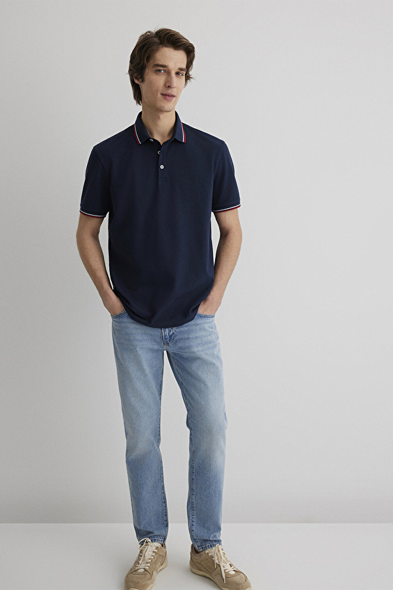 Mavi Erkek Polo Yaka Tişört M0611938 82318 Lacivert Mavi Erkek Polo Yaka Tişört M0611938 82318 Lacivert