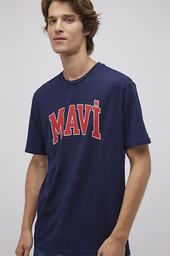 Mavi Erkek Tişört M0611711 84371 Lacivert Mavi Erkek Tişört M0611711 84371 Lacivert