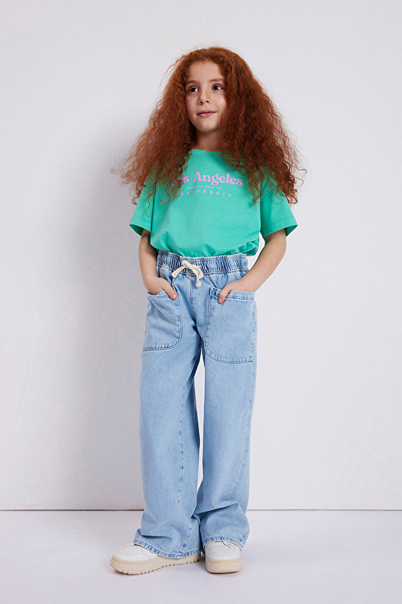 Mavi Loco Kız Çocuk Kot Pantolon M7010405-86710 Mavi Loco Kız Çocuk Kot Pantolon M7010405-86710
