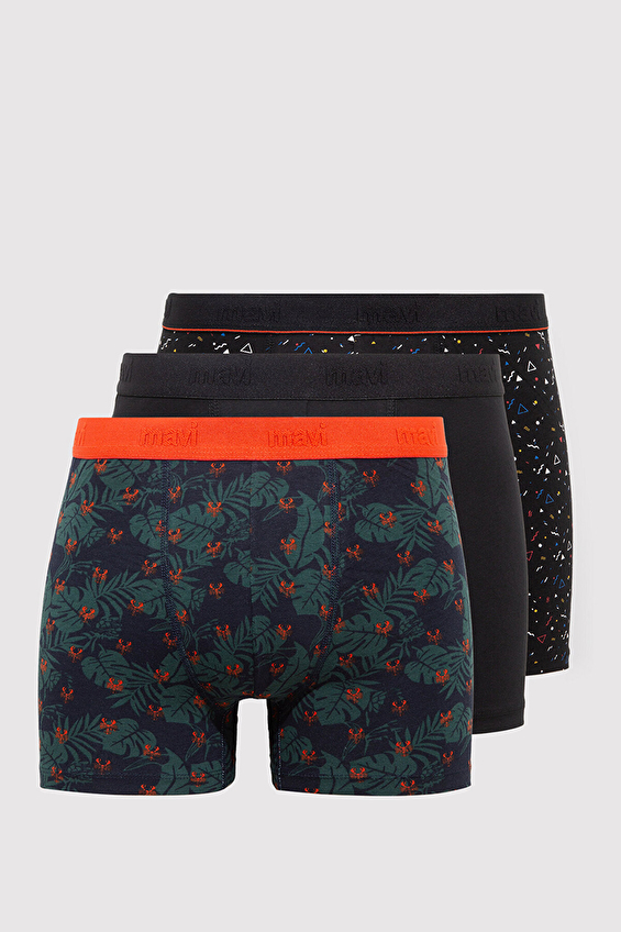 Mavi Erkek 3'lü Boxer M0911421 33648005 Lacivert Mavi Erkek 3'lü Boxer M0911421 33648005 Lacivert