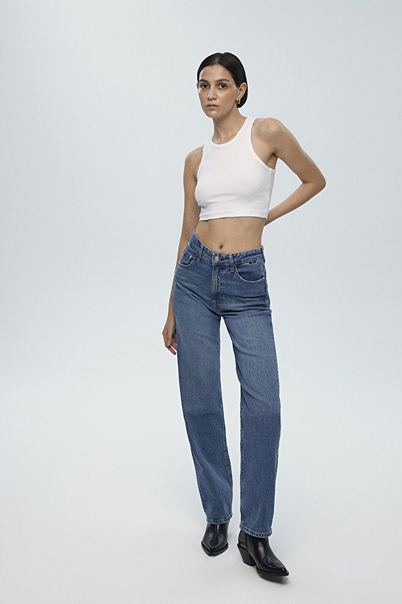 Mavi Straight Fit Kadın Sky Kot Pantolon M1010627 87211 Denım Mavi Straight Fit Kadın Sky Kot Pantolon M1010627 87211 Denım