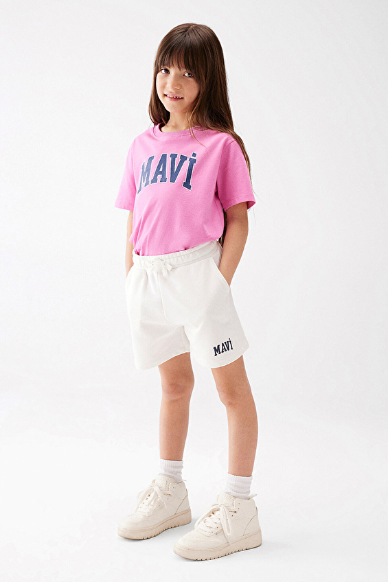 Mavi Kız Çocuk Şort M7410002-70057 Mavi Kız Çocuk Şort M7410002-70057