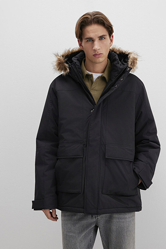 Mavi Erkek Kaban M0110472 900 Siyah Mavi Erkek Kaban M0110472 900 Siyah