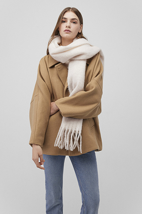 Mavi Kadın Atkı M1912807 Ekru Mavi Kadın Atkı M1912807 Ekru