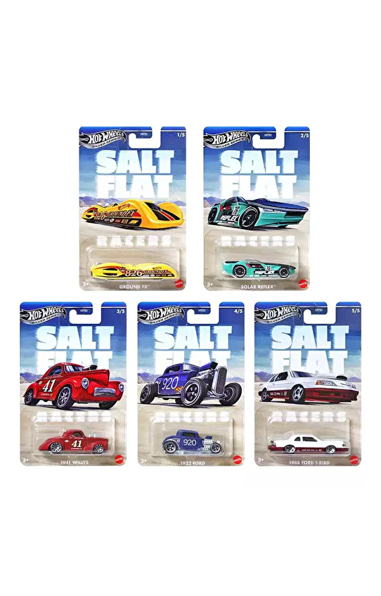 Hot Wheels Silver Serisi 2025 Salt Flat Racer HRT81 - 979F Hot Wheels Silver Serisi 2025 Salt Flat Racer HRT81 - 979F