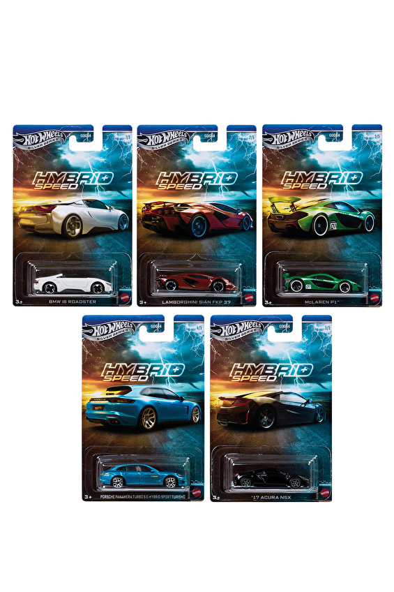 Hot Wheels Silver Series Hybrid Speed 5'li Set Hot Wheels Silver Series Hybrid Speed 5'li Set